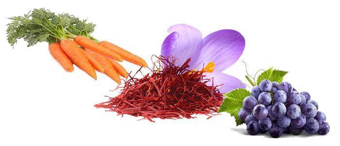 Foods with petunidin and anthocyanins