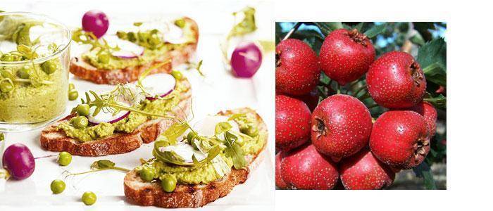 Foods with higher content of vitexin