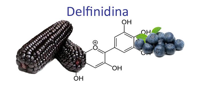 Delfinidin, Eegeschaften a Liewensmëttel an Notzung a Kapselen