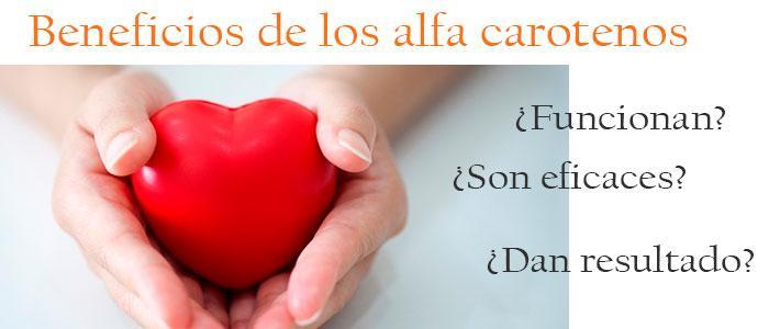 Beneficios de los alfacarotenos